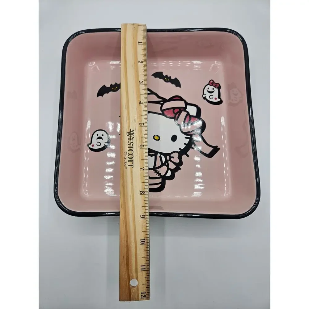 Hello Kitty Halloween Baking Dish Mummy Bats Ghosts Pink‎ 9 x 9 NEW Sanrio